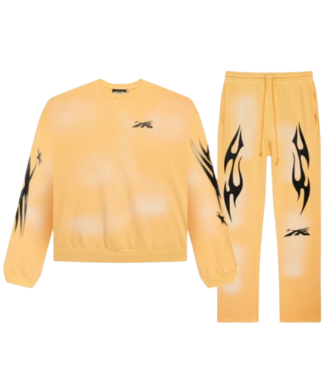 Hellstar Crewneck Tracksuit Yellow