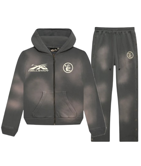 Hellstar Sports Tracksuit Grey