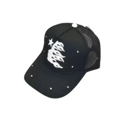 Hellstar Snapback Hat Black