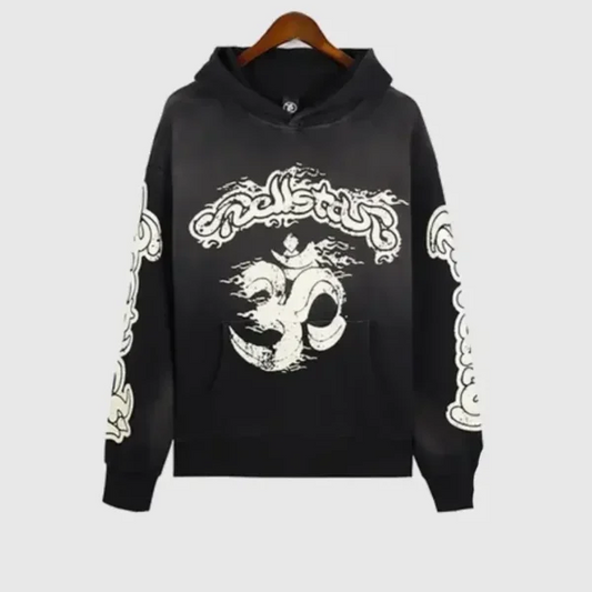 Hellstar Studios Black Yoga Hoodie