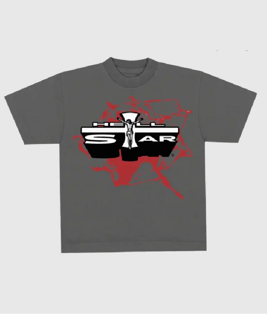 Hellstar Studios Jesus Emblem T-Shirt Black